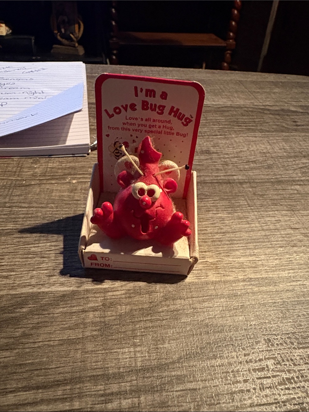Love Bug Hug Plush Bird Toy - Red